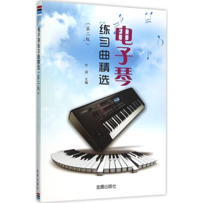 音像琴练习曲精选竹岗 主编