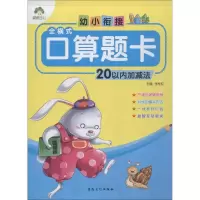 音像幼小衔接 全横式口算题卡 20以内加减法爱德少儿