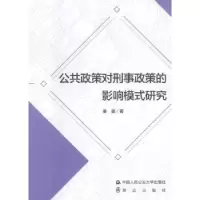 音像公共政策对刑事政策的影响模式研究姜瀛著
