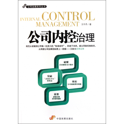 音像公司内控治理/公司治理系列丛书王中杰