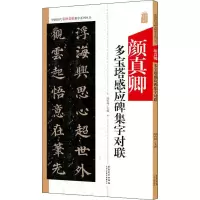 音像颜真卿多宝塔感应碑集字对联陆有珠