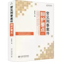 音像常见刑事案件辩护要点(第4版)/律师阶梯娄秋琴