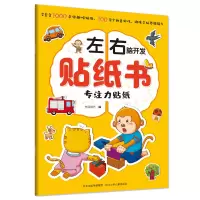 音像左右脑开发贴纸书—专注力贴纸竹风创艺