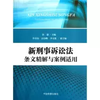 音像新刑事诉讼法条文精解与案例适用孙谦