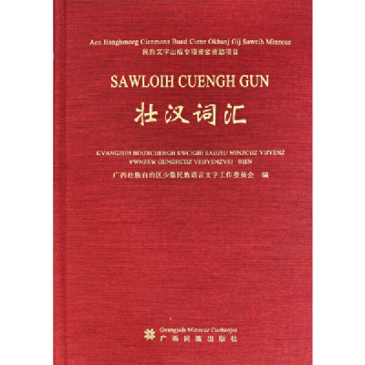 音像壮汉词汇壮族少数民族语言文字工作委员会编
