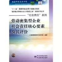 音像劳动密集型企业社会责任核心要素及其评价唐晓芬主编
