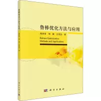 音像鲁棒优化方法与应用刘彦奎,刘颖,白雪洁
