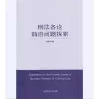 音像刑各前沿问题探索彭新林著