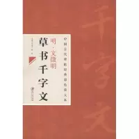 音像明.文徵明草书千字文邱振中,陈政 编