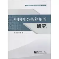 音像中国社会核算矩阵研究陈宝瑜