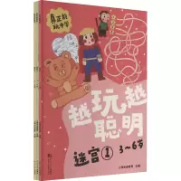 音像越玩越聪明 迷宫 3~6岁(1-3)上海元远教育 编