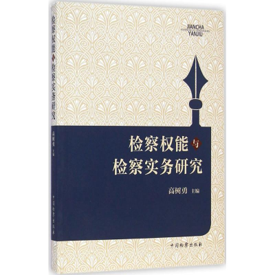 音像检察权能与检察实务研究高树勇 主编