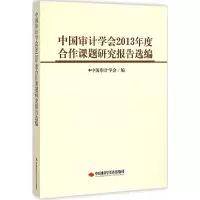 音像中国审计学会2013年度合作课题研究报告选编中国审计学会 编