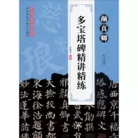 音像颜真卿多宝塔碑精讲精练王军平