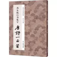 音像苏东坡行书集字唐诗一百首李文采 编