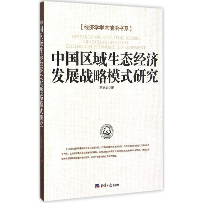 音像中国区域生态经济发展战略模式研究王志文 著