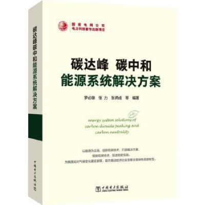 音像碳达峰碳中和能源系统解决方案罗必雄,张力,张炳成等编著