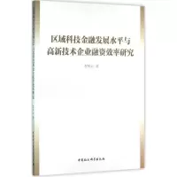音像区域科技金融发展水平与高新技术企业融资效率研究翟华云 著