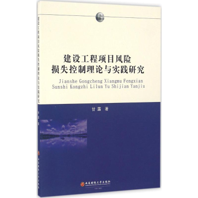 音像建设工程项目风险损失控制理论与实践研究甘露 著