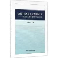 音像边疆社会非正式控制研究杨志明 等 著