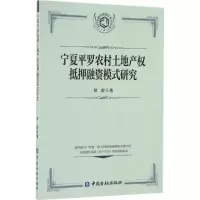 音像宁夏平罗农村土地产权抵押融资模式研究黎毅 著