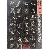 音像唐褚遂良雁塔圣教序/人美书谱编者:孙伯翔