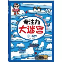 音像专注力大迷宫 3-4岁曲胜男主编