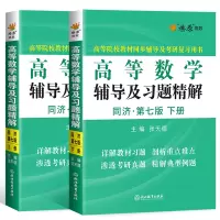 音像高等数学辅导及习题精解同济七版上下册(2本)编者:张天德