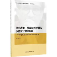 音像货币政策、微观权利映与小微企业融资问题苏小松 著