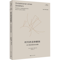 音像时代的解剖 20世纪观念史肖像(德)阿克塞尔·霍耐特