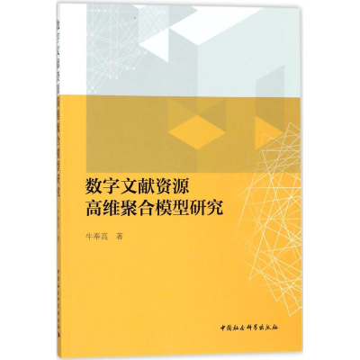 音像数字文献资源高维聚合模型研究牛奉高 著