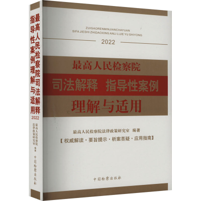 音像司法解释指导案例理解与适用 2022法律政策研究室
