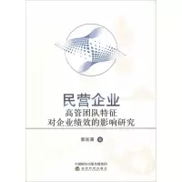 音像民营企业高管团队特征对企业绩效的影响研究郭吉涛