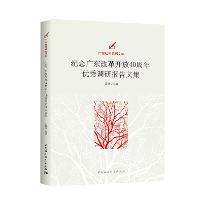 音像纪念广东改革开放40周年调研报告文集王晓