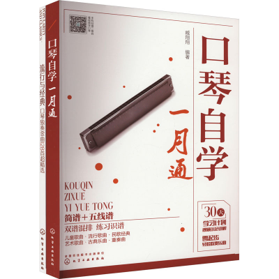 音像口琴自学快速入门与流行金曲128首(全2册)臧翔翔 编