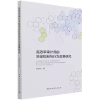 音像高效率审计师的决定机制与行为后果研究杨世信