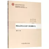 音像刑法适用公众参与机制研究/西南政学刑学术文库袁林