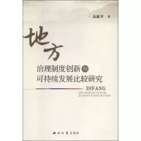 音像地方治理制度创新和可持续发展比较研究高新军