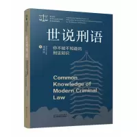 音像世说刑语:你不能不知道的刑法知识王世洲 著