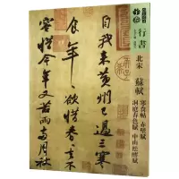 音像北宋苏轼寒食帖赤壁赋洞庭春色赋中山松醪赋/人美书谱孙晓云