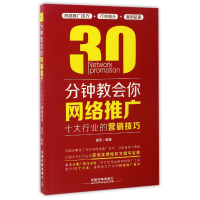 音像30分钟教会你网络推广(十大行业的营销技巧)谭贤