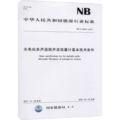 音像水电站多声道超声波流量计基本技术条件 NB/T 101-2019能源局