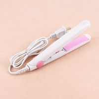 糯米白 【卷发筒】无夹板 迷你学生卷发棒两用电夹板女拉直发器直卷两用直板夹刘海内扣神器