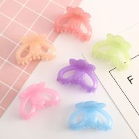 果绿款(颜色随机发(单个装) 发夹大中号抓夹大码发抓韩版磨砂简约发卡洗澡盘发抓卡马尾夹发饰