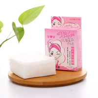 旅行装[随机一盒装100片] 5盒装]化妆棉片卸妆棉薄厚款天然木棉纯棉双面双效上妆补水柔软