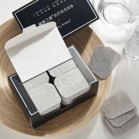 竹炭化妆棉200片 化妆棉女卸妆棉卸妆用脸部盒装薄款省水湿敷盒装1000片