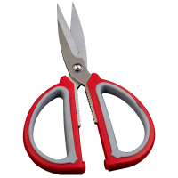 欧圣美 剪刀 护手家用剪 M-0262 红色19.5cm