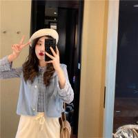 尤柯鸟(yoekbird) 新春优惠时尚韩潮法式复古貂毛马甲女外套2019娃娃衫套装