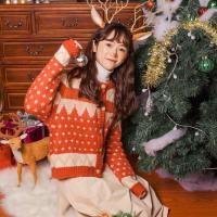 尤柯鸟(yoekbird) 新春优惠时尚韩潮 圣诞新年都可以穿人手毛长袖毛衣开衫