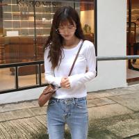 尤柯鸟(yoekbird) 新春优惠时尚韩潮 基础6色修身百搭打底衫长袖恤 93%棉7%氨纶